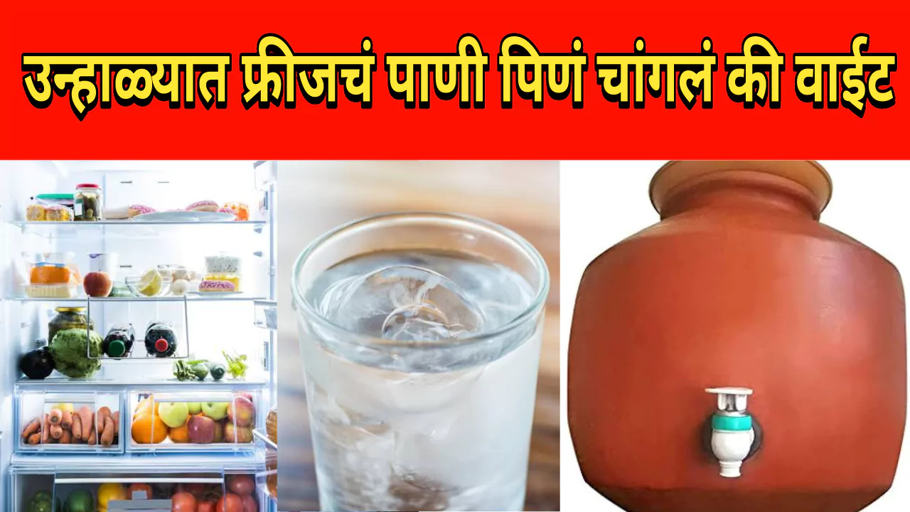 Drinking Refrigerator Water In Summer 